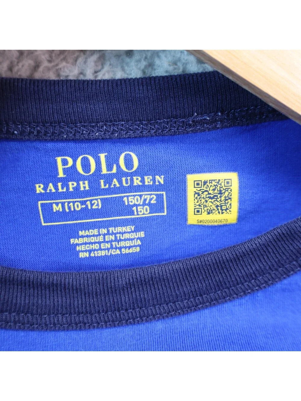 Polo Ralph Lauren Pony Shirt Youth Medium (10-12) Kids Blue